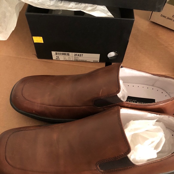 Kenneth Cole Slip on loafer Brown Sz:10 - Picture 4 of 7